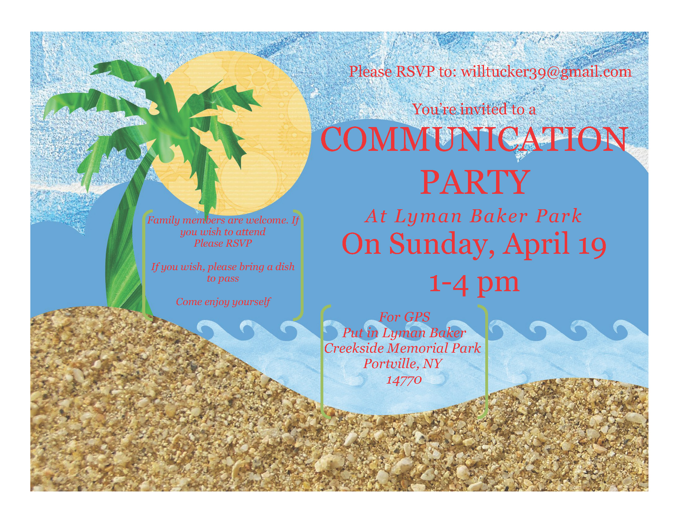 Communication Party with Portville Boy Scouts
